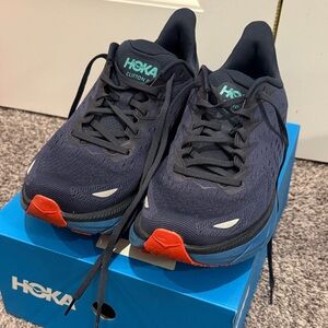 HOKA Clifton 8 Men's Navy Running Shoes size 11D